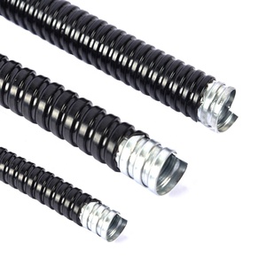 Conducto de acero <span class=keywords><strong>flexible</strong></span> recubierto de PVC Protección del automóvil Conducto de alambre eléctrico industrial Mangas de cable <span class=keywords><strong>Tubo</strong></span> de acero galvanizado - Product Image 4