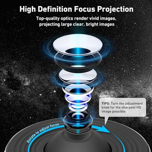 Proyector de Estrellas Galácticas con Música Bluetooth, Imagen HD, Planetario y Perilla Ajustable, 13 Discos de Películas, Fuente de Luz LED para Dormitorio - Product Image 4