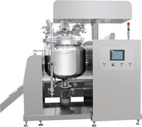 Machine de mélange homogénéisatrice et émulsifiante sous vide à levage hydraulique 20L avec moteur et pompe pour produits cosmétiques et chimiques