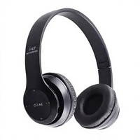 Meilleures ventes P47 TF FM Écouteurs sportifs sans fil Aux TWS pour V5.3 Réduction active du bruit IPX4 Étanche LED Intelligent 10-15h