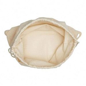 Durable Cotton <b>Drawstring</b> Tote Travel Storge Bag Blank Plain Canvas String <b>Backpack</b> With Custom Logo - Product Image 6