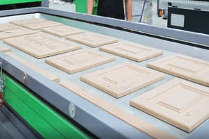 Máquina de Laminación al Vacío para Marcos de Puertas de Madera, MDF y WPC, Máquina de Prensado de Membrana al Vacío con Calor para Revestimiento de Puertas de PVC, para Gabinetes y Puertas - Product Image 4