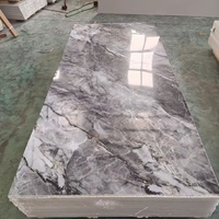 Panneaux muraux en PVC à motif 3D, imitation marbre synthétique UV, panneaux de décoration intérieure pour hôtel, salle de sport, cloisons de douche