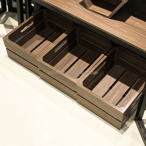 Lichtgewicht houten nesttafel supermarkt rekdisplay voor cosmeticawinkels voor winkelinrichting - Product Image 3