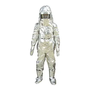 High-performance radiation-proof safety heat insulation clothing 1000 degrees heat-resistant aluminum fire suit