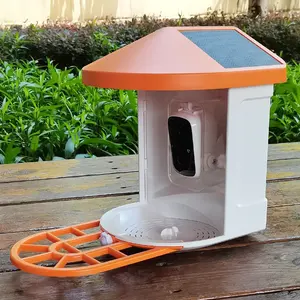 Comedero para pájaros al aire libre con cámara pájaro visión remota AI alimentador <span class=keywords><strong>de</strong></span> pájaros captura fotos videos jardín alimentador <span class=keywords><strong>de</strong></span> pájaros inteligente - Product Image 2