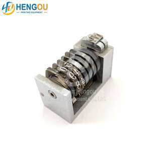 <span class=keywords><strong>2</strong></span> basamak 4x8 tam paslanmaz çelik geriye roma yazı numarası ator Press numaralandırma makinesi baskı basın yüksek kalite - Product Image 2