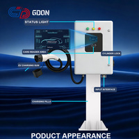 GDON 40kW Integrierte DC-Ladestation Einzel-Ladepistole Standmontage EV Schnell-Ladestation für Gewerbliche Elektrofahrzeuge