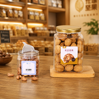 Frasco Cuadrado de Plástico PET de 1600 ml con Tapa de Aluminio, Envase Transparente Fácil de Abrir para Almacenamiento de Nueces y Cereales, Venta al Por Mayor