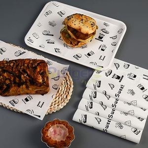 Custom Burger Kraft Grease Proof Reusable Parchment Baking Butter Sandwich Packaging Wrap <b>Wrapping</b> Food Safe <b>Paper</b> - Product Image 2