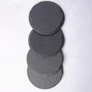 Posavasos de pizarra redonda para bebidas hechos a mano en blanco de Material de grabado láser personalizado de 4 pulgadas para Alemania Embark Maestro <span class=keywords><strong>Dobel</strong></span> - Product Image 4