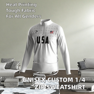 Jersey de algodón y poliéster de manga larga con cuello redondo y cremallera de medio cuarto personalizado para hombre mejor valorado para Golf Judo - Product Image 2