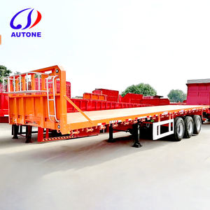 Máy xúc lowbed Trailer 3 4 trục thấp giường <span class=keywords><strong>loader</strong></span> 50 60 80 tấn cổ ngỗng lowboy bán xe tải Trailer để bán - Product Image 3