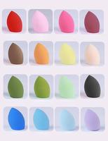 Échantillons disponibles 1/3 pièces Éponge de maquillage, applicateur de fond de teint, éponge à poudre, outil de beauté en forme d'œuf pour femmes