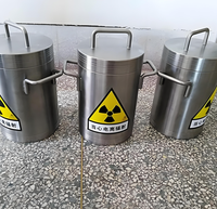 Conteneurs en plomb de protection contre les radiations médicales Source radioactive Stockage Baril en plomb Poubelle blindée par rayons X