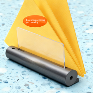 ที่ใส่บัตรโลหะแบบกลึง CNC ได้รับการรับรองมาตรฐาน ISO9001 ผลิตจากสแตนเลส/ทองเหลือง/ไทเทเนียมเคลือบ PVD/ขัดเงา/ขัดด้าน พร้อมที่ใส่กระดาษเช็ดปากและบัตรแบบลวดคู่ EDM - Product Image 1