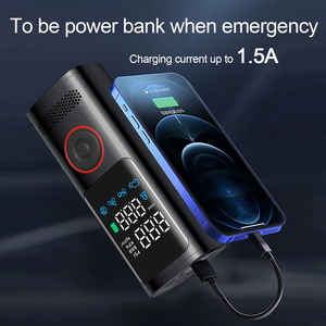 Mini <span class=keywords><strong>gonfleur</strong></span> de pneu d'affichage numérique sans fil de pompe à air de voiture portative avec la fabrication d'usine de <span class=keywords><strong>gonfleur</strong></span> sans fil intelligente de lumière de SOS - Product Image 6