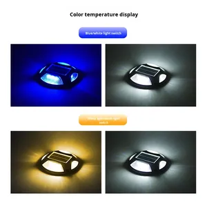 ไฟสวน LED พลังงานแสงอาทิตย์ IP65 สำหรับฝังดิน ไฟส่องพื้นกลางแจ้งสำหรับวิลล่า ไฟตกแต่งบันได ไฟสนามหญ้า ไฟกันน้ำสำหรับขั้นบันได - Product Image 5
