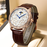 Fournisseur chinois RASKA DUKE 890D Montre automatique en cuir pour homme Relojes Al Por Mayor