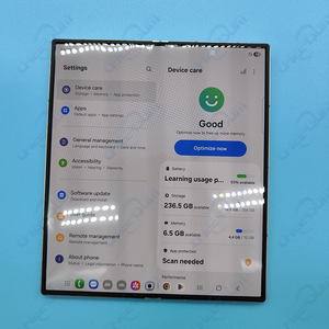 โทรศัพท์พับได้ Z Fold 6 5G รุ่นปลดล็อคแล้ว RAM 12GB ROM 512GB/1TB ระบบจดจำใบหน้า ระบบปฏิบัติการ Android ทั่วโลก แบตเตอรี่ยอดเยี่ยม - Product Image 3