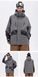 Nouvelle conception de combinaison de <span class=keywords><strong>ski</strong></span>, <span class=keywords><strong>veste</strong></span> de <span class=keywords><strong>ski</strong></span> imperméable, <span class=keywords><strong>veste</strong></span> de snowboard, coupe-vent et imperméable, à capuche, pour homme et <span class=keywords><strong>femme</strong></span> - Product Image 5