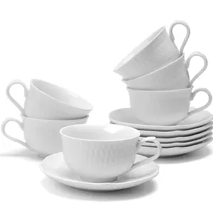 Toptan Cappuccino bardak seramik süt kupası 4 oz Cafe Mocha Espresso çay fincanları Saucers ile üretim tedarikçisi
