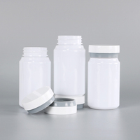 Bouteilles en plastique d'emballage de médicaments pour capsules de 4 oz 120ml, bouteilles rondes vides transparentes pour animaux de compagnie