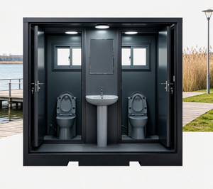 Baño Modular Estándar Australiano, Unidad Desmontable para Obras de Construcción / Campamentos / Parques Públicos - Product Image 3