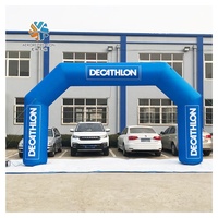 Arche gonflable personnalisée de haute qualité avec impression de logo, arche gonflable de ligne d'arrivée pour la publicité d'événements en extérieur