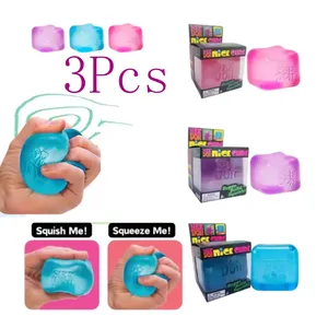 Giocattolo Antistress Nee Doh a Forma di Medusa e Cubo, Morbido Giocattolo Sensoriale per Bambini e Adulti - Product Image 1