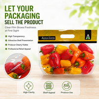 Sacs d'emballage en plastique pour fruits et légumes de qualité alimentaire, durables, en gros, avec fermeture éclair, sacs refermables en CPP PET laminé