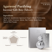 Brûleur d'encens en bois de santal de style chinois XIANG, support d'aromathérapie en acier pour la décoration intérieure, cadeau, collection rituelle