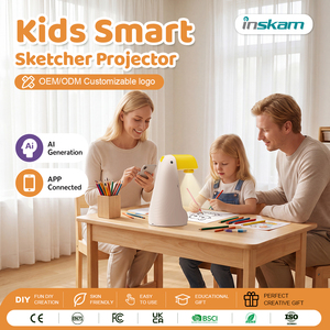 Projecteur de Dessin Intelligent pour Enfants avec Logo Personnalisé, 200 Cartes, Transforme les Photos en Croquis, Jouet Artistique Éducatif en Plastique, Compatible APP - Product Image 2
