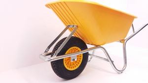 <span class=keywords><strong>Brouette</strong></span> du constructeur <span class=keywords><strong>110L</strong></span> avec le poly plateau - Product Image 2