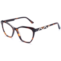 Monture de lunettes optiques Elan Optical YB6012 de qualité supérieure, style rétro œil de chat, pour femme, monture intégrale en acétate, lunettes optiques en stock