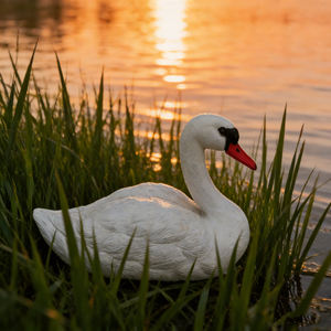 Señuelo de Pato Blanco Flotante de Plástico Realista para Caza de Gansos al por Mayor y Decoración de Escenas Acuáticas - Product Image 2
