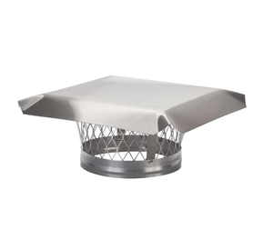 Cheminée de four à pizza utilisée capot de cheminée en acier inoxydable 6 "capuchon protecteur en forme de champignon - Product Image 5