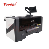 Plotter de impresión DTF de tinta blanca con máquina de agitación de polvo para camiseta
