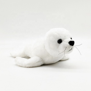 Personalizzato 25cm morbido leone marino giocattoli di peluche Sea World Animal Seal peluche ripiene Doll cuscino per <span class=keywords><strong>dormire</strong></span> per bambini regali per ragazze per bambini - Product Image 3