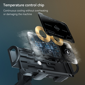 Soporte de gran tamaño iPad Soporte de salida de aire giratorio de 90 ° Soporte de teléfono de coche con abrazadera automática eléctrica <span class=keywords><strong>Cargador</strong></span> inalámbrico para Iphone 16 Pro Max - Product Image 3