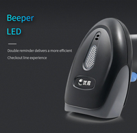Lecteur de codes-barres BT 2,4 GHz sans fil Lecteur de codes-barres 1D/2D Lecteur de codes-barres automatique Lecteur de codes QR Pistolet