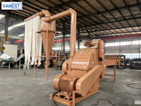 Broyeur à bois certifié CE Vanest pour le recyclage des branches, des bûches, du bois de pin, du bois de chêne, fabrication de sciure de bois