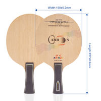 Bestseller Haitianisches Eschenholz Tischtennisschläger 5-Schicht Weicher Kohlenstoff mit Ayous-Kern Offensiver Ping-Pong-Schläger