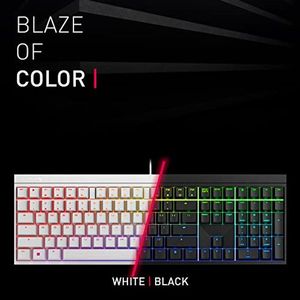 מקלדת גיימינג מכנית קווית OEM ODM MX 20S עם תאורת RGB, תמיכה ב-Rollover מלא, Anti-Ghosting, מתגים שקטים בצבע אדום, שחורה - Product Image 6