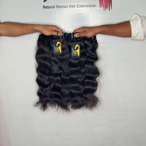 Proveedores de cabello virgen indio 100% sin procesar de la marca Temple, cabello humano natural de todas las texturas con cutículas alineadas en paquetes. - Product Image 2
