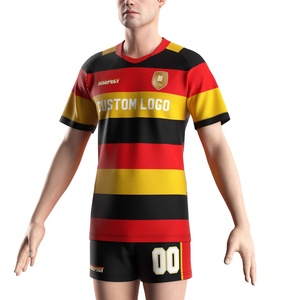 Camiseta Deportiva de Alta Calidad para Hombre, Cuello en V, Corte Atlético, Secado Rápido, Camiseta de Manga Corta para Hombre, Camiseta de Rugby de Manga Larga - Product Image 5