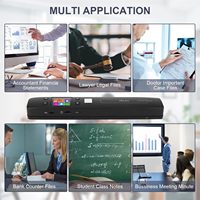 Escáner de Documentos Portátil Mini Automático A4, HD1050DPI, Color y Monocromo, Wifi, con Batería Recargable de Iones de Litio Integrada
