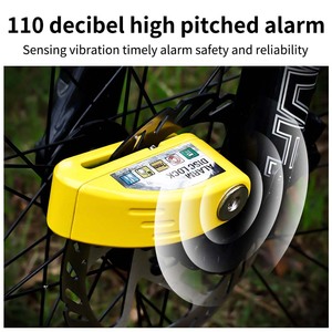 Sistema de <span class=keywords><strong>Alarma</strong></span> Antirrobo para Motocicleta, Impermeable, 110db, de Acero, <span class=keywords><strong>con</strong></span> Cable para Freno de Disco, <span class=keywords><strong>Alarma</strong></span> de 110db - Product Image 4