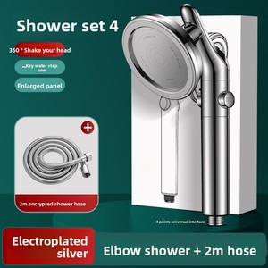 high pressure <strong>shower</strong> <strong>head</strong> rotatable with 2.0m stainless hose handheld <strong>shower</strong> <strong>head</strong> &amp; <strong>rain</strong> <strong>shower</strong> <strong>head</strong> 2 in 1 - Product Image 2