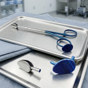 Tijeras Dissectoras Rectas Trepsat con Punta de Cuchara, 19 cm, Acero Inoxidable, Instrumento Quirúrgico Ortopédico, Certificado CE Clase I, Manual - Product Image 4